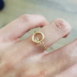Mejuri Circle Chain Ring